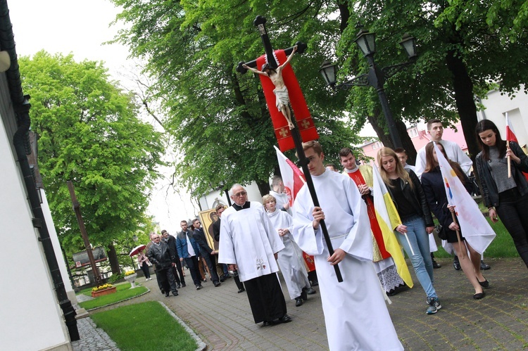 Znaki ŚDM w Żabnie