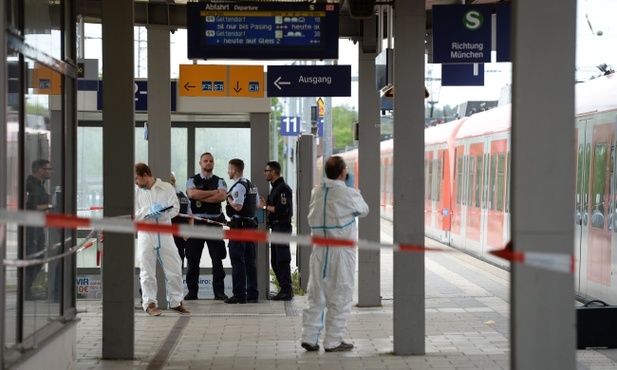 Atak nożownika na dworcu w Monachium