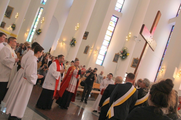 Symbole ŚDM w kościele bł. Karoliny w Tarnowie