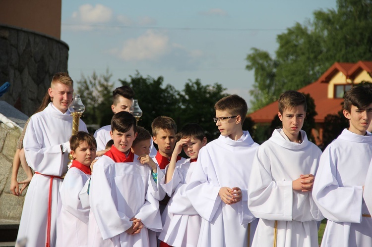 Symbole ŚDM w kościele bł. Karoliny w Tarnowie