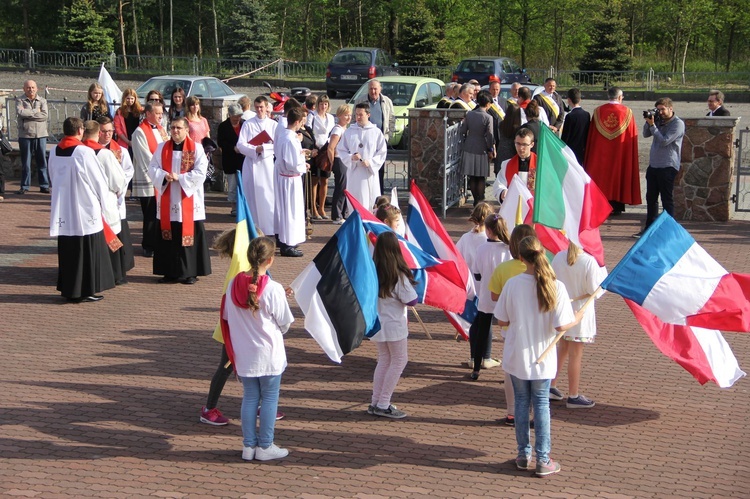 Symbole ŚDM w kościele bł. Karoliny w Tarnowie