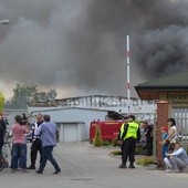 Pożar hurtowni zabawek w Katowicach