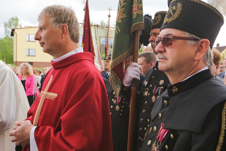 Otwarcie kościoła w Bziu