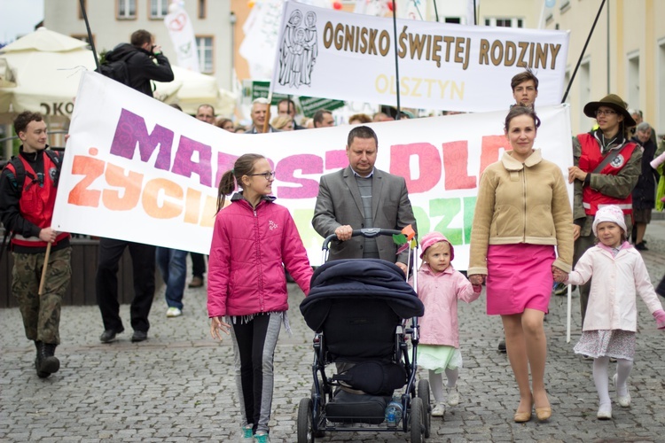 Marsz dla Życia i Rodziny w Olsztynie