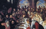 Tintoretto, Jezus na uczcie 