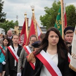 10. rocznica nadania imienia Jana Pawła II Gimanzjum w Bedlnie