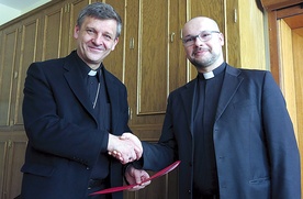 Bp Roman Pindel mianował ks. Przemysława Kramarza kapelanem motocyklistów. 