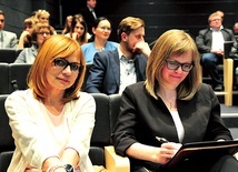 Dr hab. Ewa Maria Marciniak (z lewej) i dr Agnieszka  Łukasik-Turecka