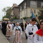 Procesja Bożego Ciała w parafii św. Elżbiety w Cieszynie