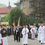 Procesja Bożego Ciała w parafii św. Elżbiety w Cieszynie