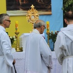 Procesja Bożego Ciała w parafii św. Elżbiety w Cieszynie