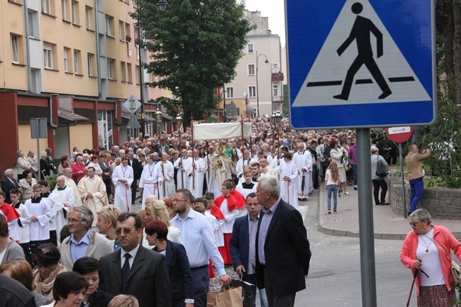 Procesja Bożego Ciała w Trzebnicy