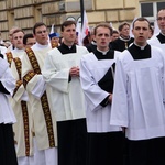 Boże Ciało 2016 - procesja z Wawelu na Rynek Główny 