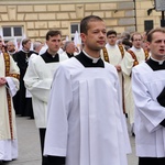 Boże Ciało 2016 - procesja z Wawelu na Rynek Główny 