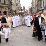 Boże Ciało 2016 - procesja z Wawelu na Rynek Główny 