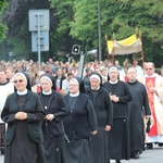 Procesja Bożego Ciała w parafii św. Marii Magdaleny w Cieszynie