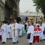 Procesja Bożego Ciała w parafii św. Marii Magdaleny w Cieszynie