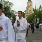 Procesja Bożego Ciała w parafii św. Marii Magdaleny w Cieszynie