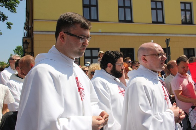 Boże Ciało w Łowiczu - Procesja