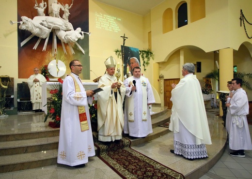 Abp Mieczysław Mokrzycki w Siemianowicach Śląskich-Bańgowie