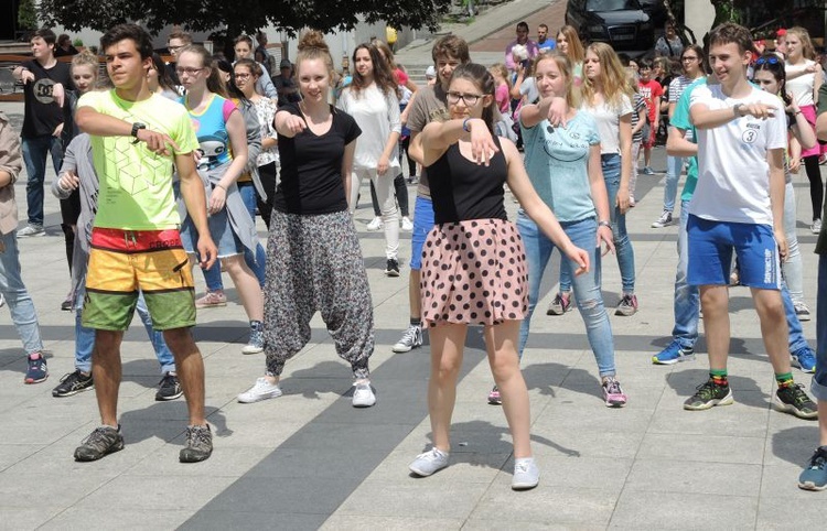 Flash mob na Dzień Dziecka w Bielsku-Białej