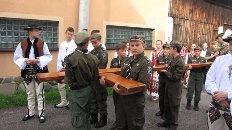 Peregrynacja symboli ŚDM w Czarnym Dunajcu - cz.1