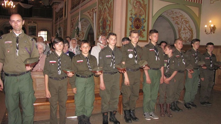 Peregrynacja symboli ŚDM w Czarnym Dunajcu - cz.1