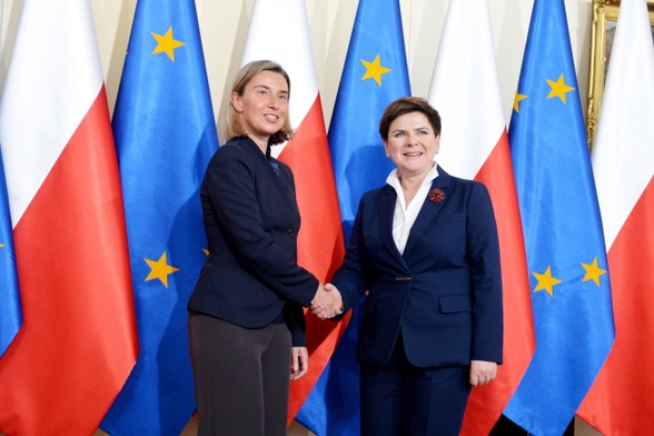 Szydło i Mogherini m.in. o ruchu bezwizowym z UE