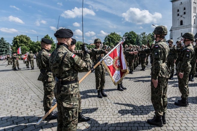 Żołnierska przysięga w Krośnie Odrzańskim