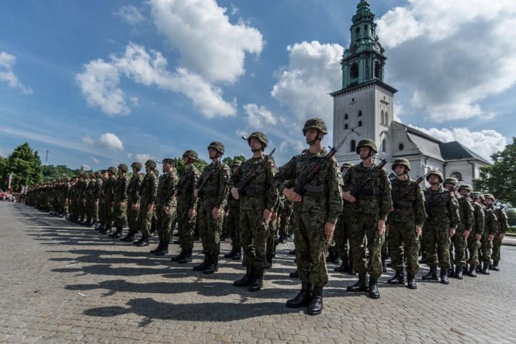 Żołnierska przysięga w Krośnie Odrzańskim