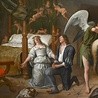 Modlitwa Tobiasza i Sary przed nocą poślubną. Anioł Rafał pokonuje demona Asmodeusza.