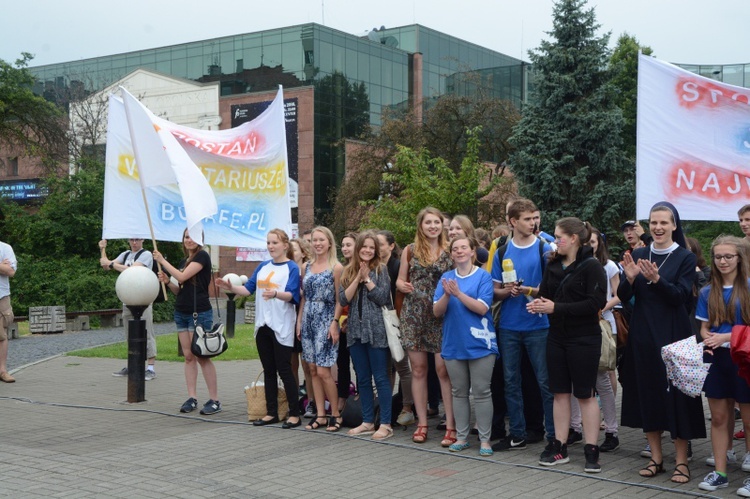 Flash mob wolontariuszy ŚDM