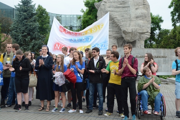 Flash mob wolontariuszy ŚDM