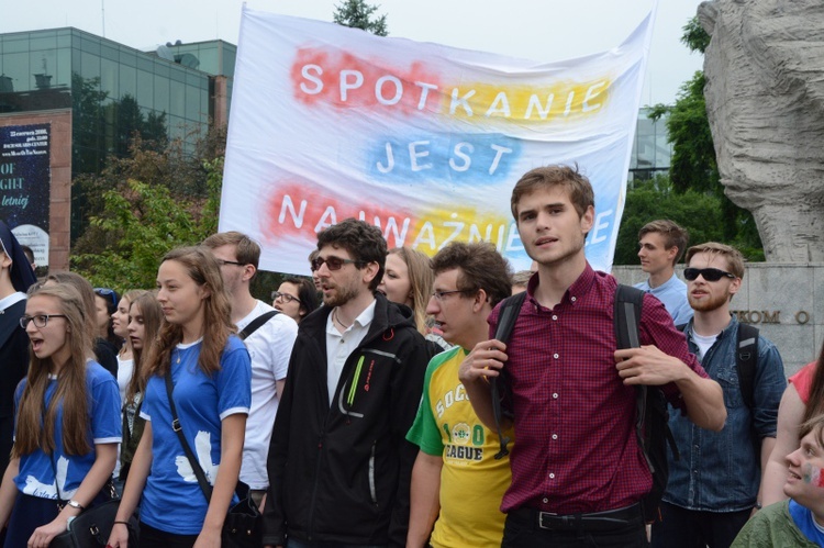 Flash mob wolontariuszy ŚDM