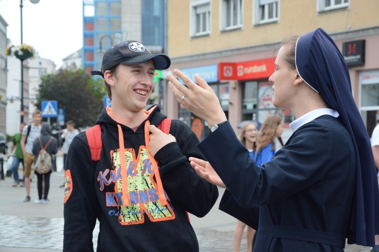 Flash mob wolontariuszy ŚDM