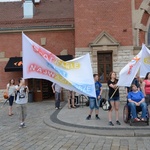 Flash mob wolontariuszy ŚDM