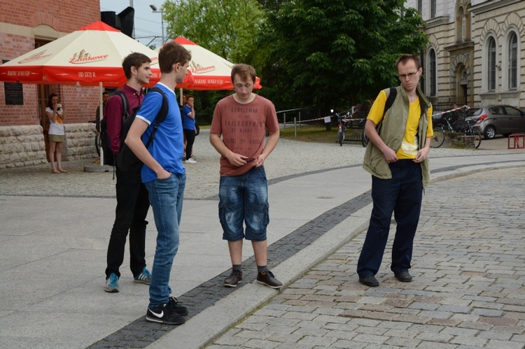 Flash mob wolontariuszy ŚDM