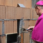 Wmurowanie kamienia węgielnego w Domu św. Józefa w Andrychowie