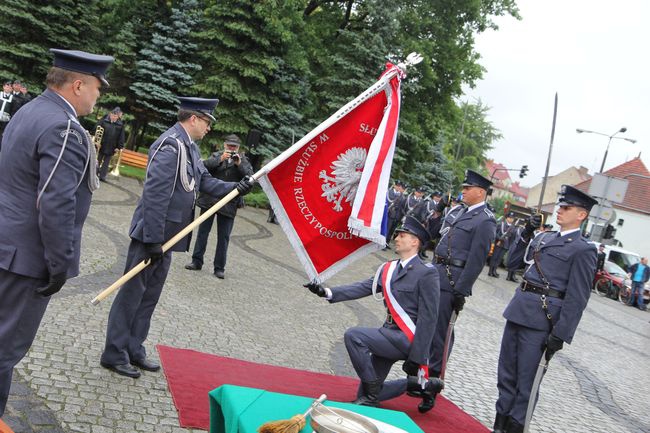 Poświęcenie sztandaru aresztu w Międzyrzeczu