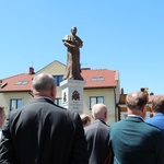 Poświęcenie pomnika św. abp. Bilczewskiego w Wilamowicach