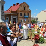 Poświęcenie pomnika św. abp. Bilczewskiego w Wilamowicach