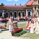 Poświęcenie pomnika św. abp. Bilczewskiego w Wilamowicach