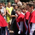 Poświęcenie pomnika św. abp. Bilczewskiego w Wilamowicach