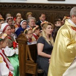 Poświęcenie pomnika św. abp. Bilczewskiego w Wilamowicach