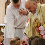 Poświęcenie pomnika św. abp. Bilczewskiego w Wilamowicach