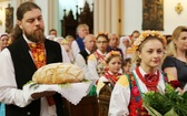 Poświęcenie pomnika św. abp. Bilczewskiego w Wilamowicach