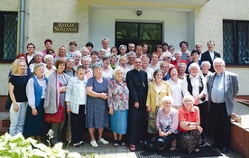Uczestnicy diecezjalnych dni skupienia