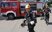 Ćwiczenia straży pożarnej przed ŚDM
