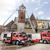 Pożar w katedrze wawelskiej? Ognia nie ma, są ćwiczenia