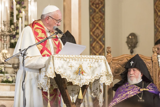 Papież Franciszek z wizytą w Armenii